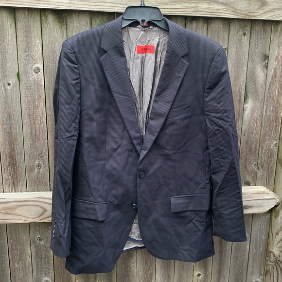 Hugo Boss 38R navy pinstripe blazer!